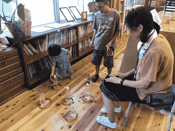 ふくろうの森で「わなげ屋さん」をしました!