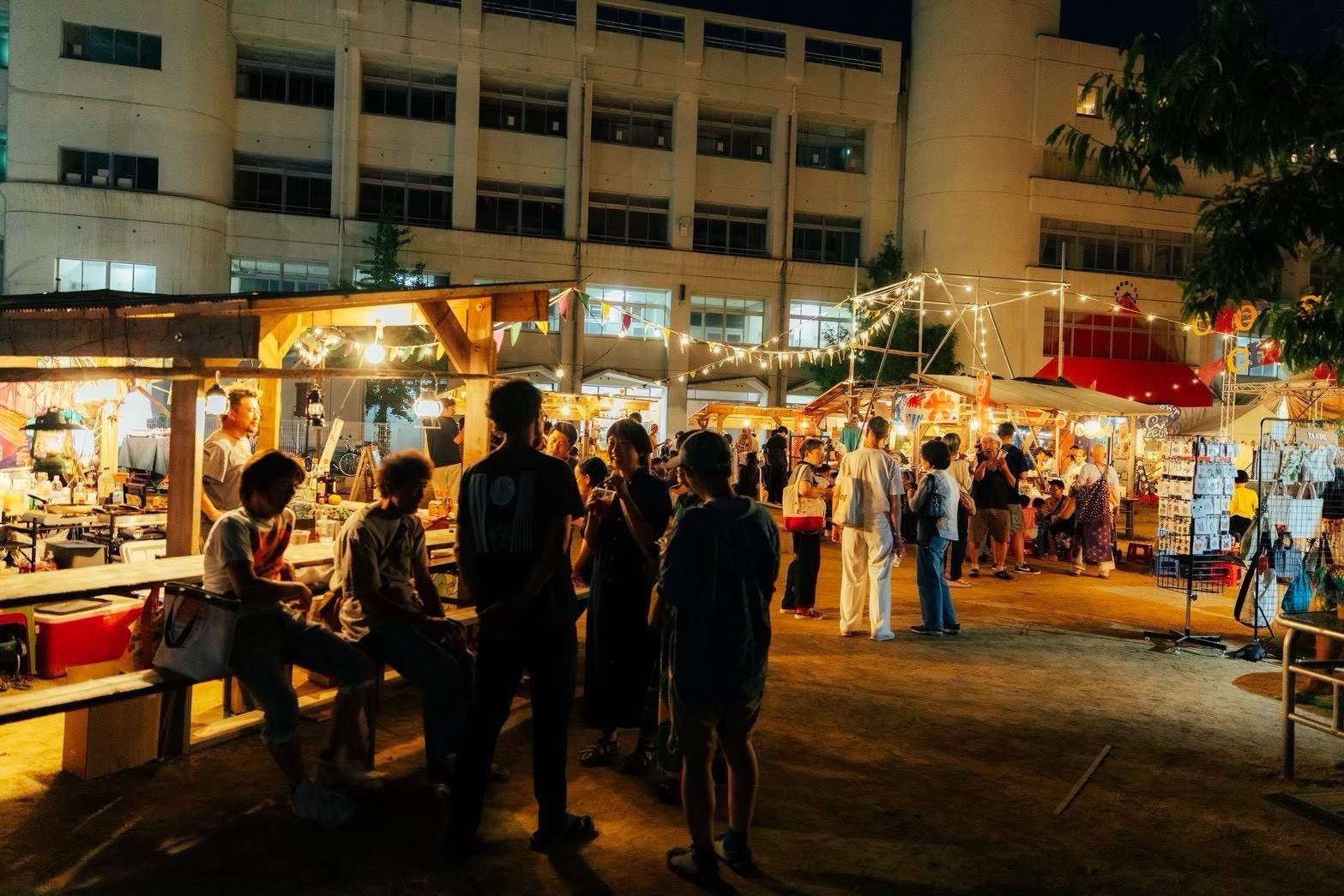 8月7日（金）～16日（日）、いくのコーライブズパークにて「いくの万国夜市」を開催しました